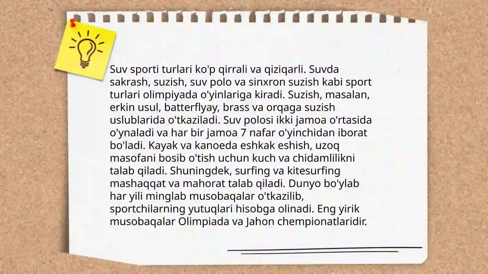 Suvda harakatli o'yinlarning tarixi 4