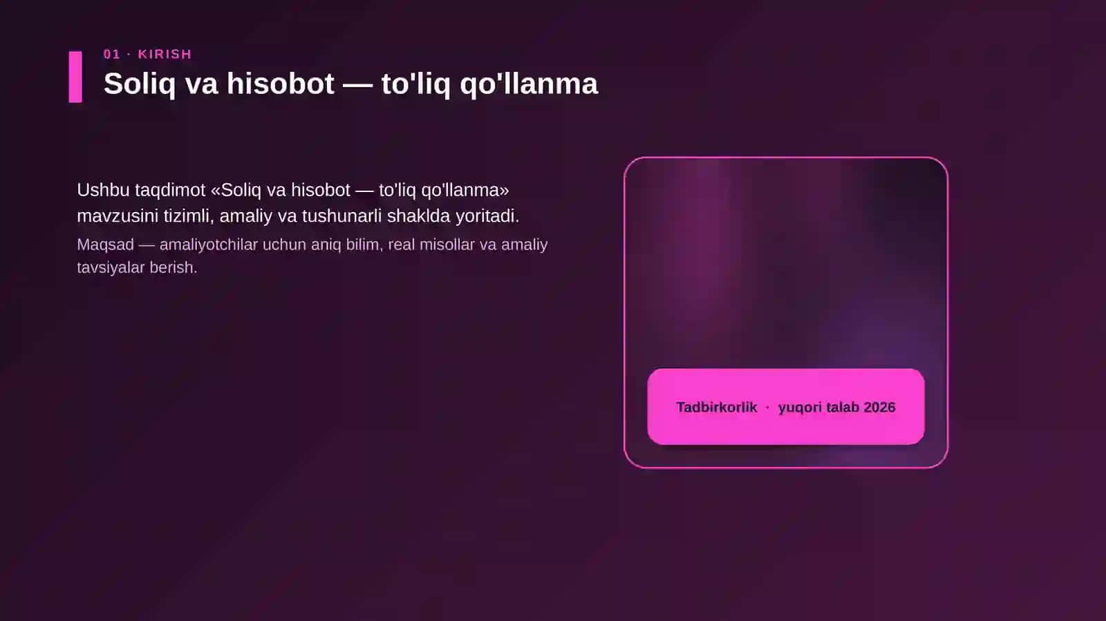 Soliq va hisobot — to'liq qo'llanma 4