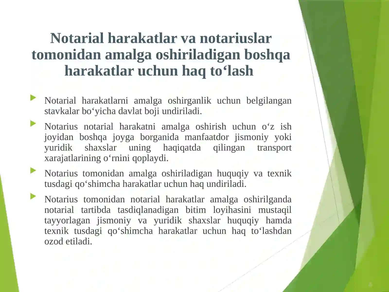 NOTARIUSLAR FAOLIYATINING MOLIYAVIY VA IJTIMOIY TA’MINOTI 4
