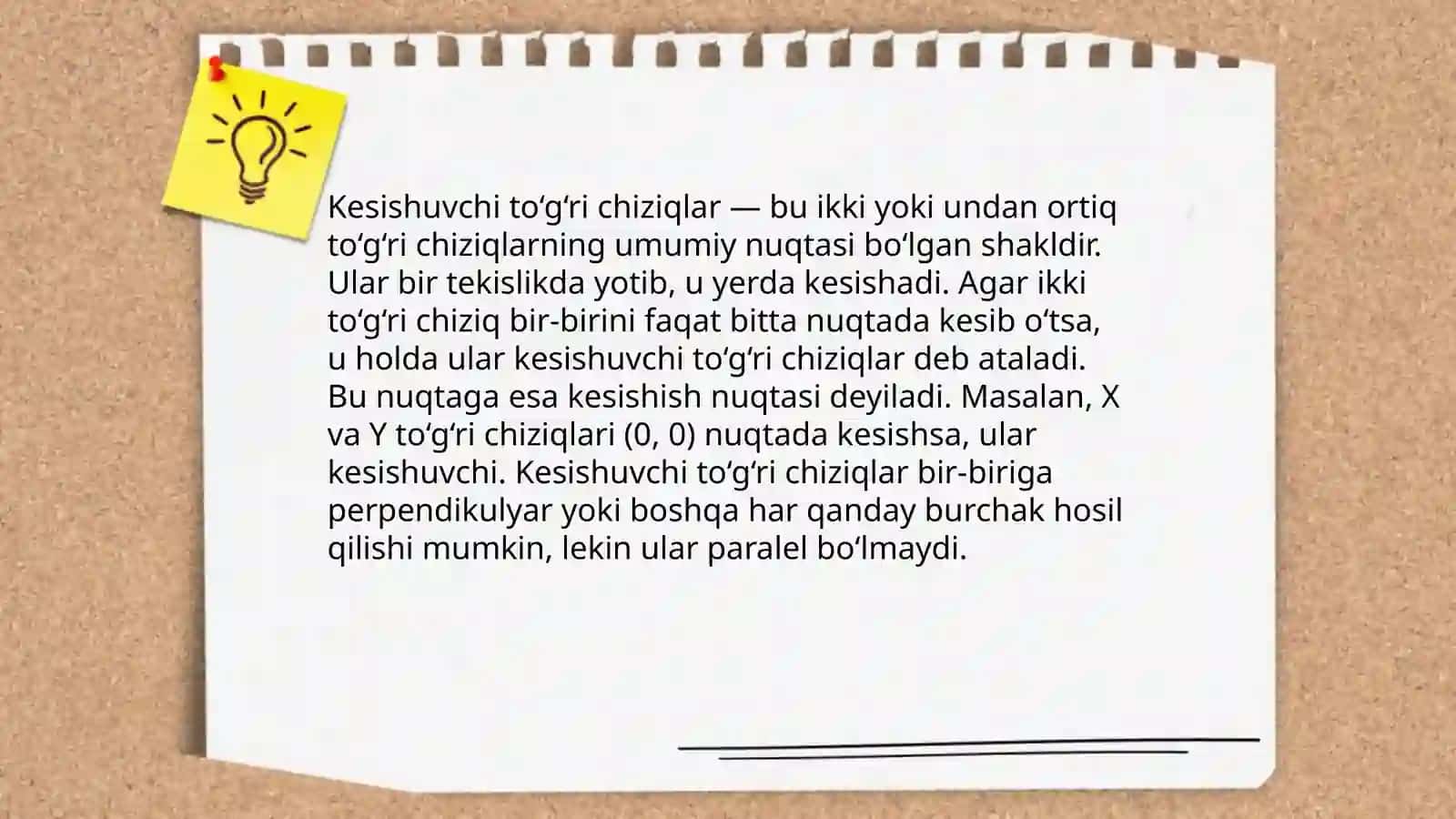 Parallel to‘g‘ri chiziqlar ta'rifi 4