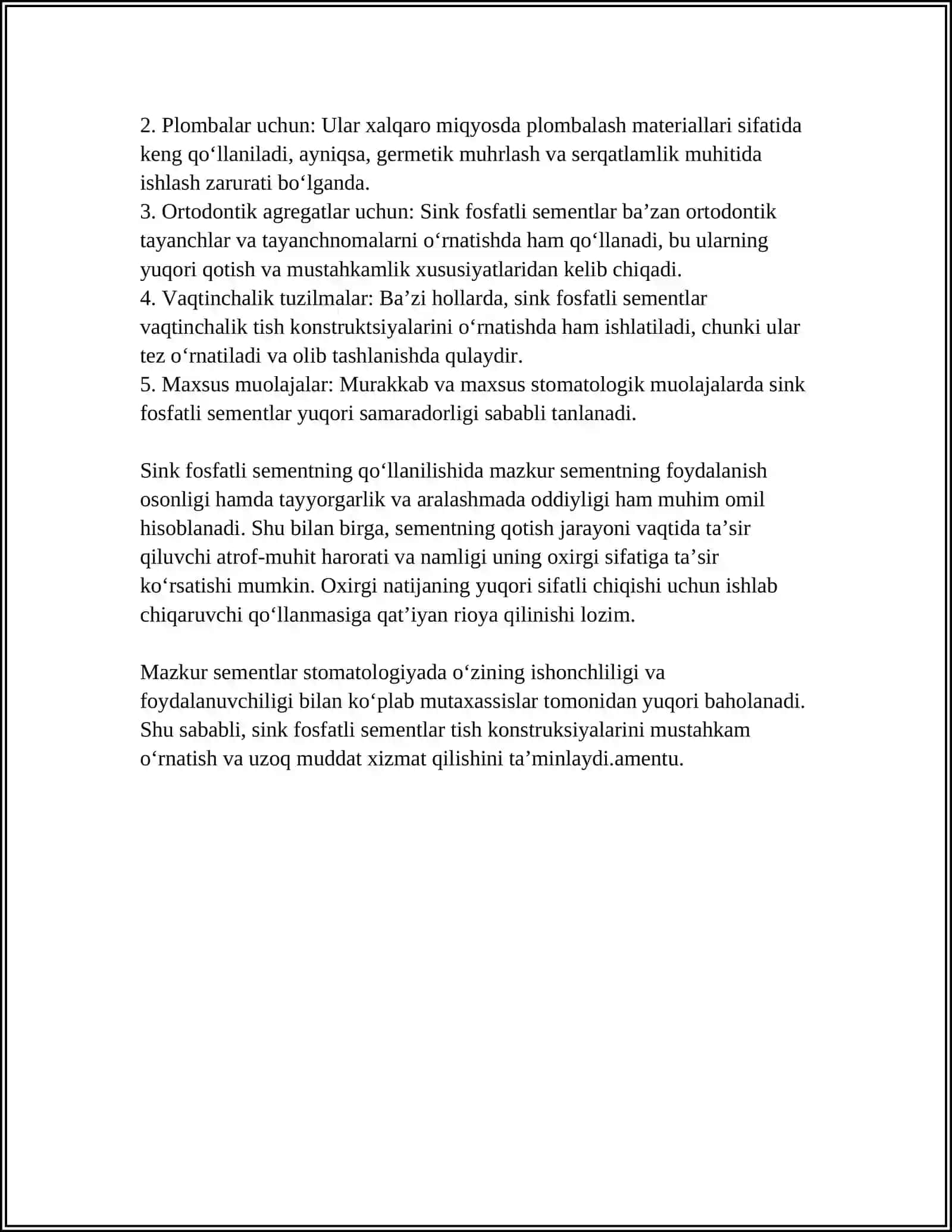 Sink fosfatli sementlar 4