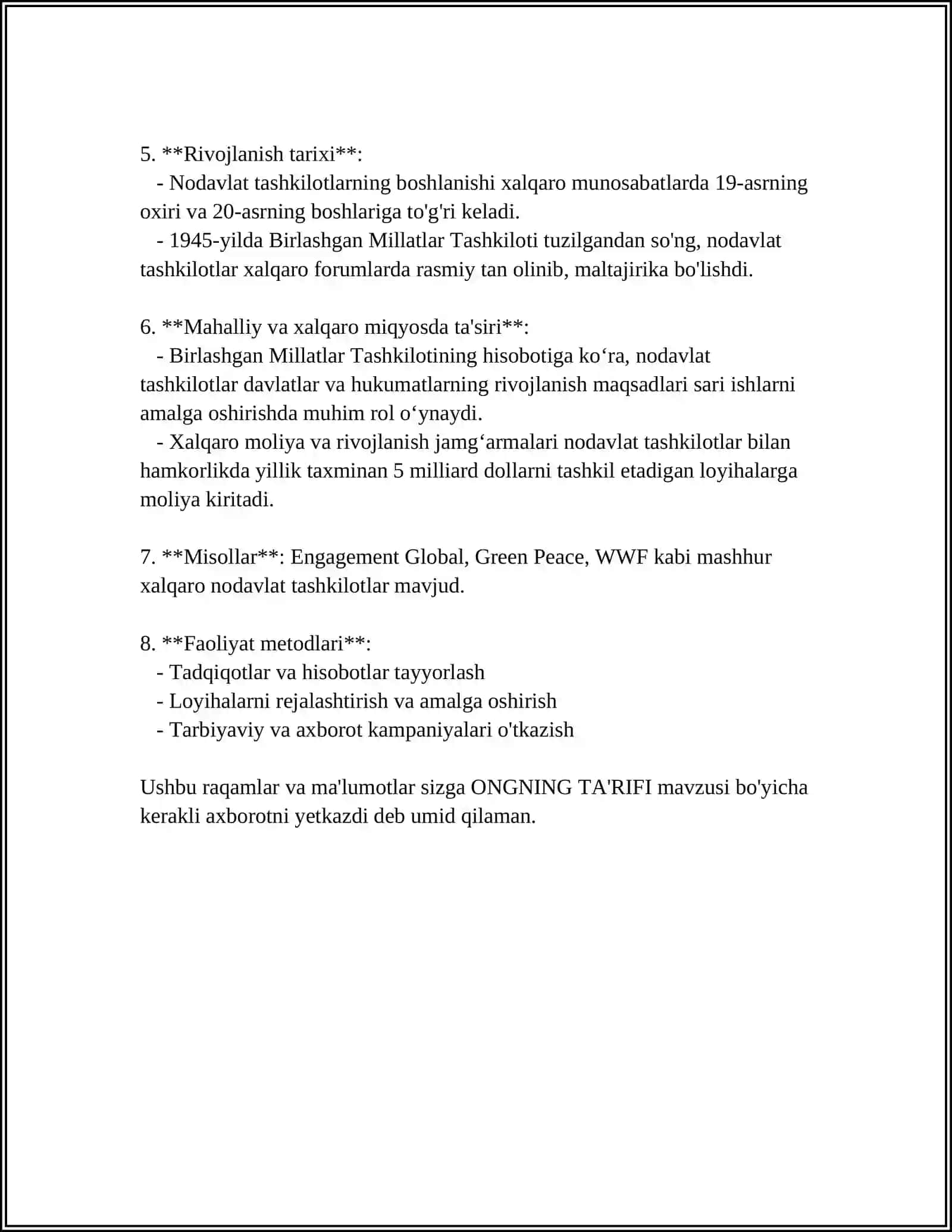 ONG HAQIDA TUSHUNCHA VA ULARNING XOSSALARI 4