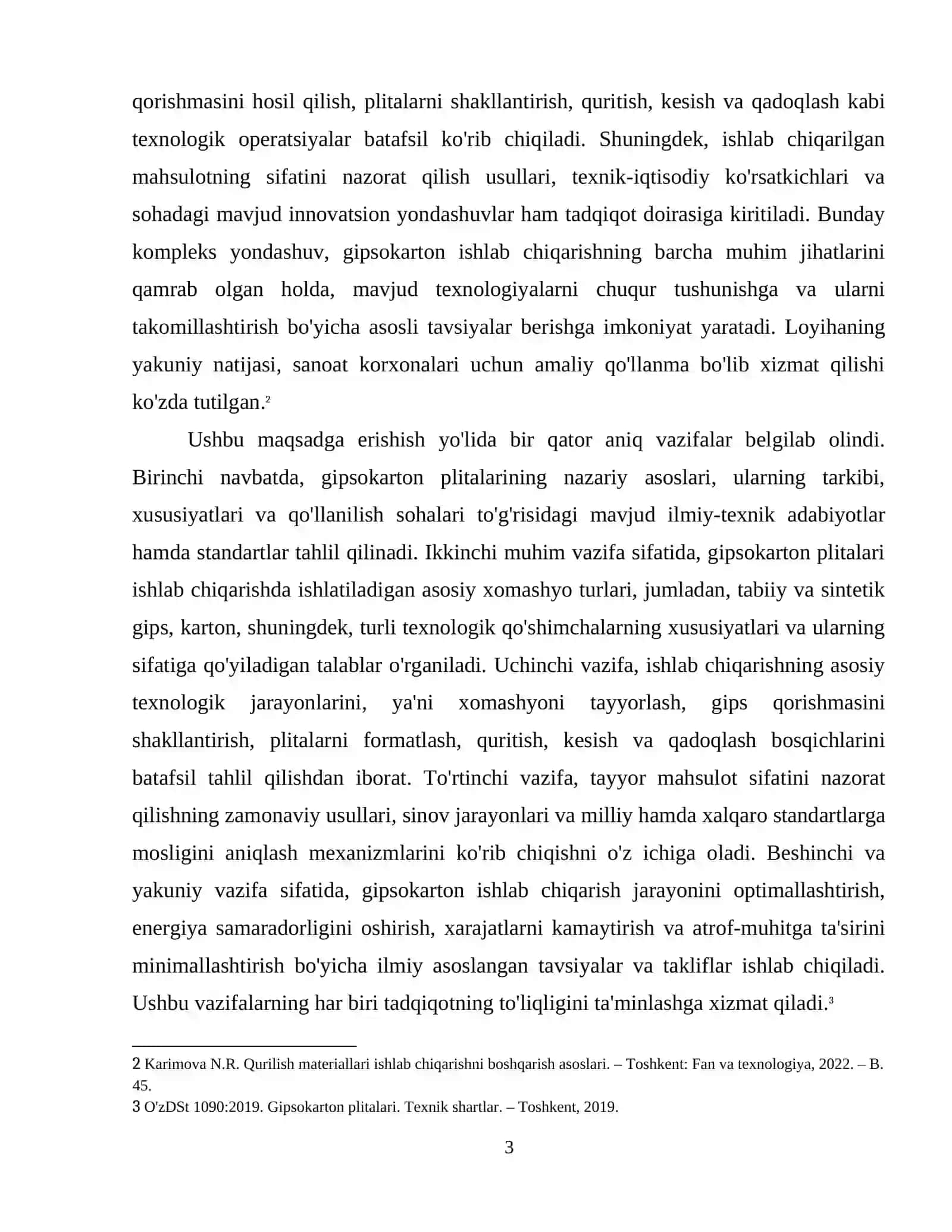 Gipsokarton plitalarini ishlab chiqarish texnologiyasi. 4