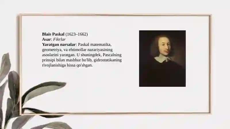 RENE DESKARTES(1596–1650) 4