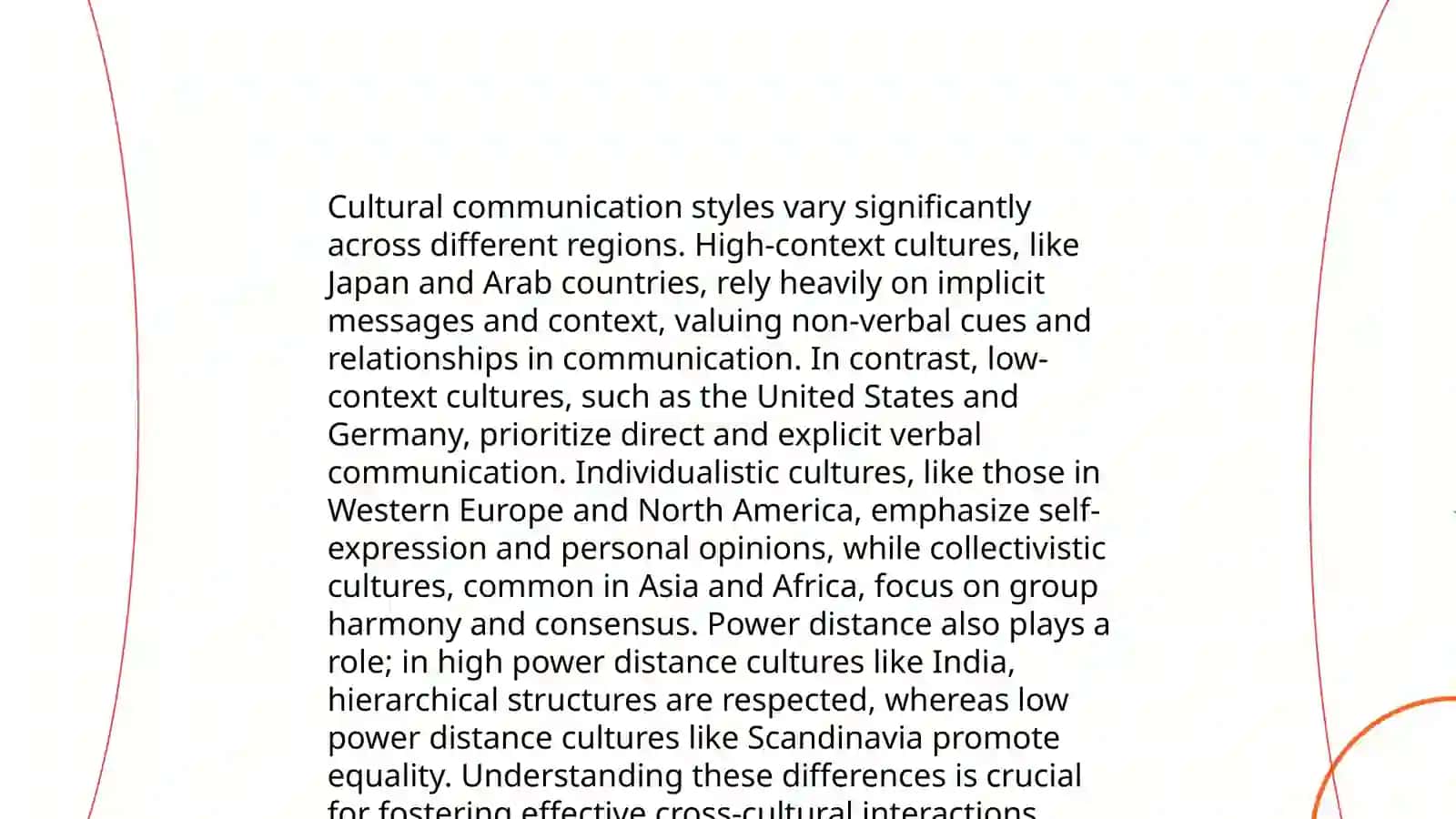 CROSS-CULTURAL AWARENESS 4