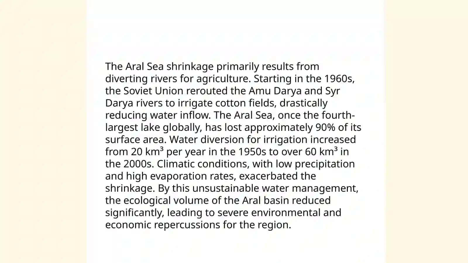 The Aral Sea 4
