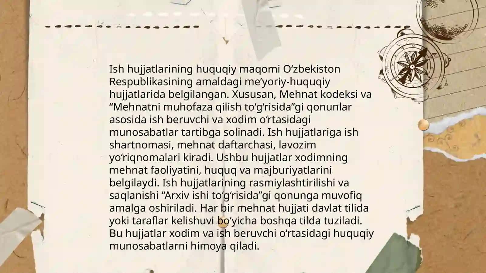 Ish hujjatlari va ularga qoʻyiladigan talablar 4
