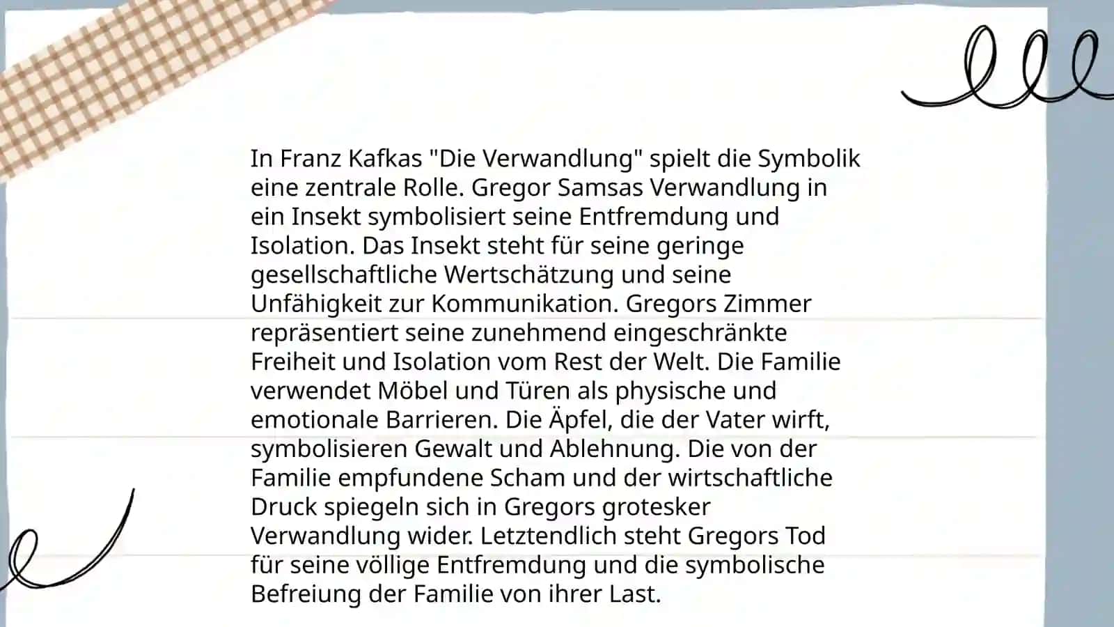 Franz Kafka "Die Verwandlung" 4