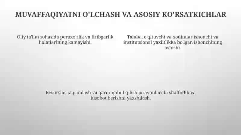 Korrupsiyasiz soha loyihasi 4