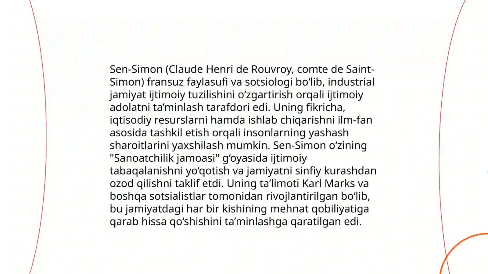 Sen Simonning iqtisodiy g‘oyalari va qarashlari 4