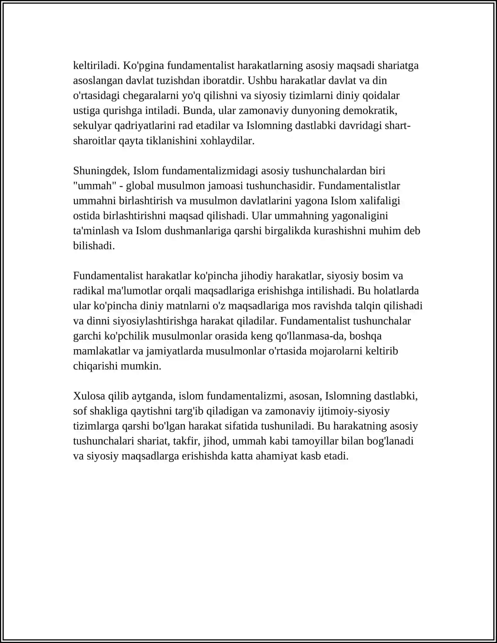 ISLOM FUNDAMENTALIZMI 4