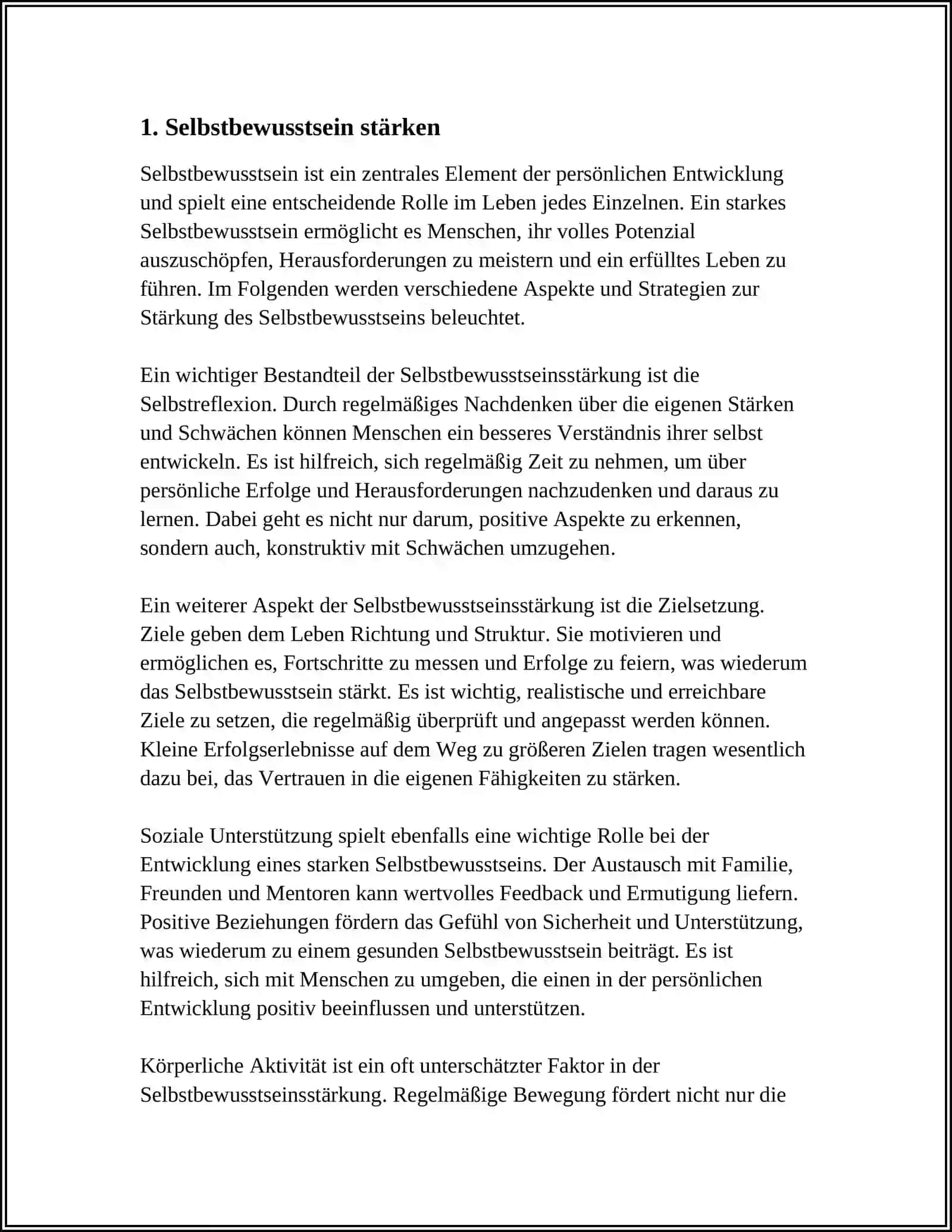 DIE PERSÖNLICHE ENT WICKLUNG 4
