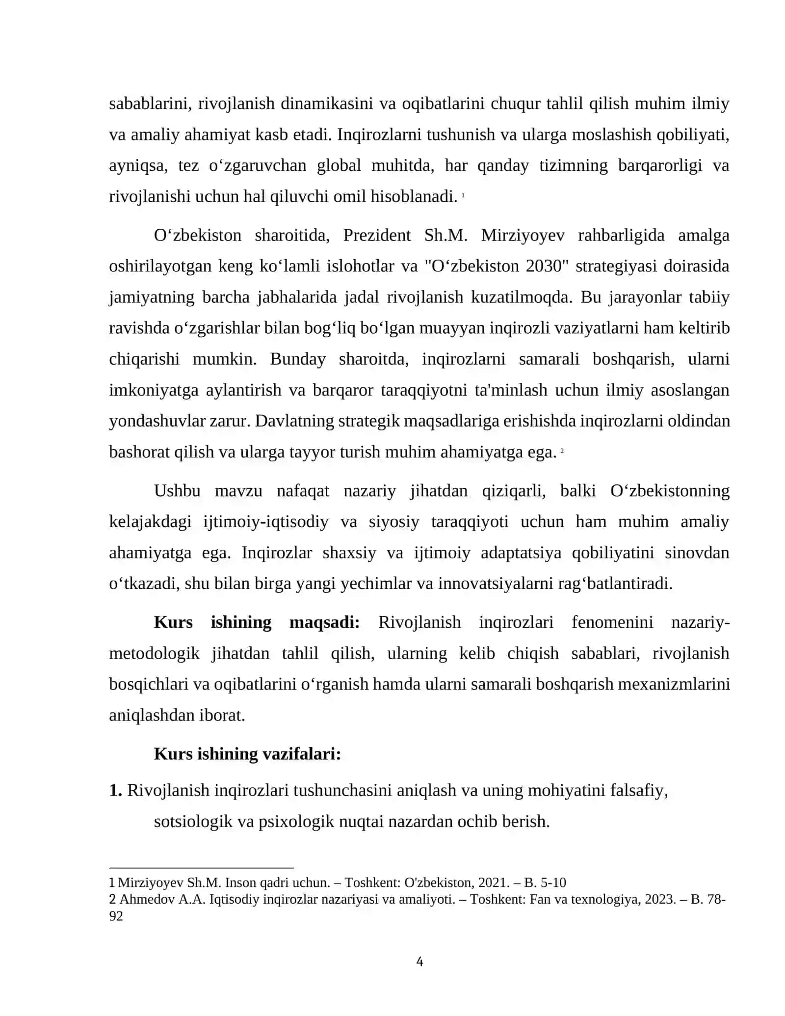 Rivojlanish inqirozlari fenomeni 4
