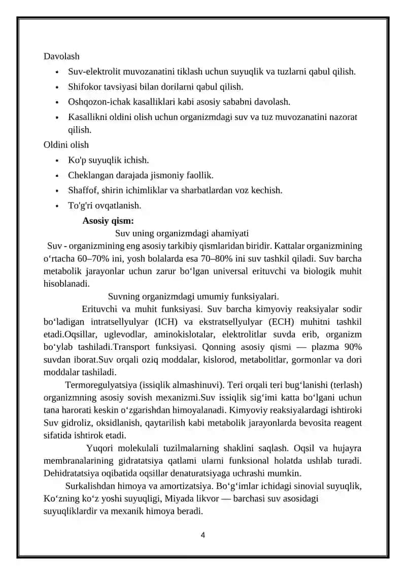 Suv-elektrolit almashinuvining buzilishi 4
