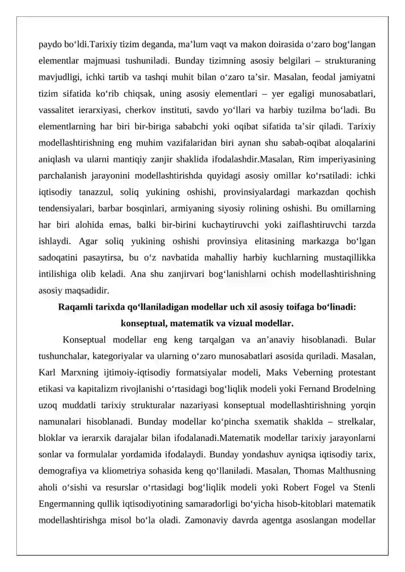 Tarixiy jarayonlarni modellashtirish va qayta tiklash 4