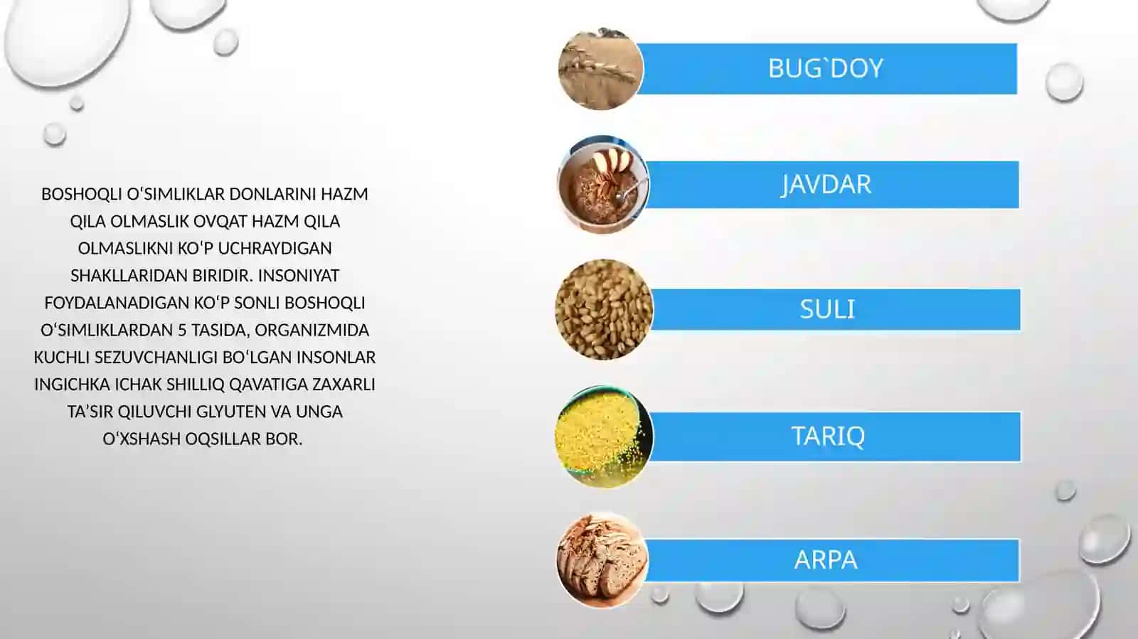 INGICHKA ICHAKDA PARCHALANISH MAHSULOTLARI SO`RILISHI BUZILISHI 4