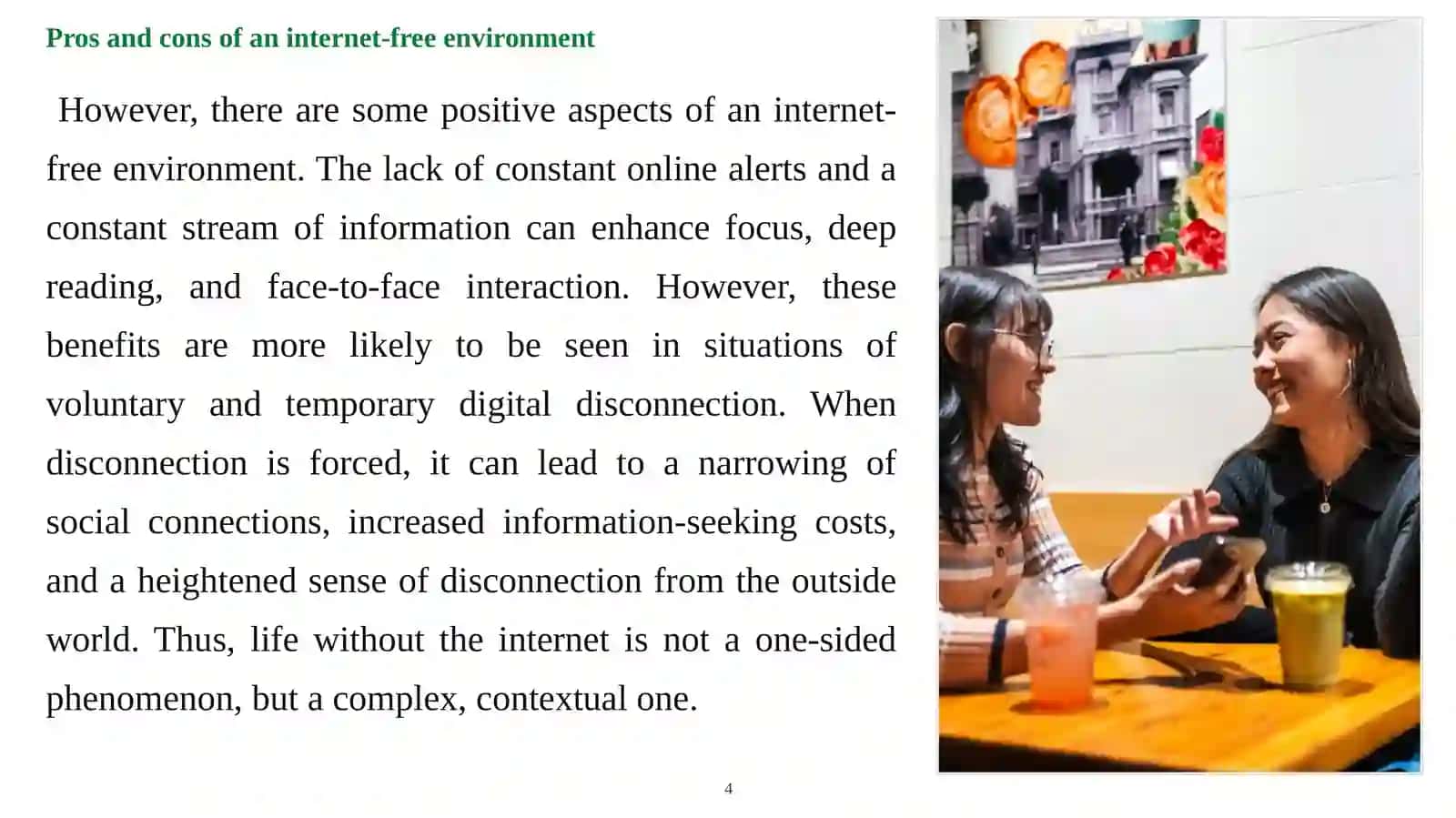 The concept of life without the Internet and its meaning in modern society 4