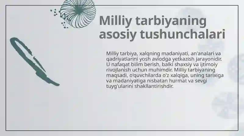 Milliy tarbiyaning metodologik asoslari 4