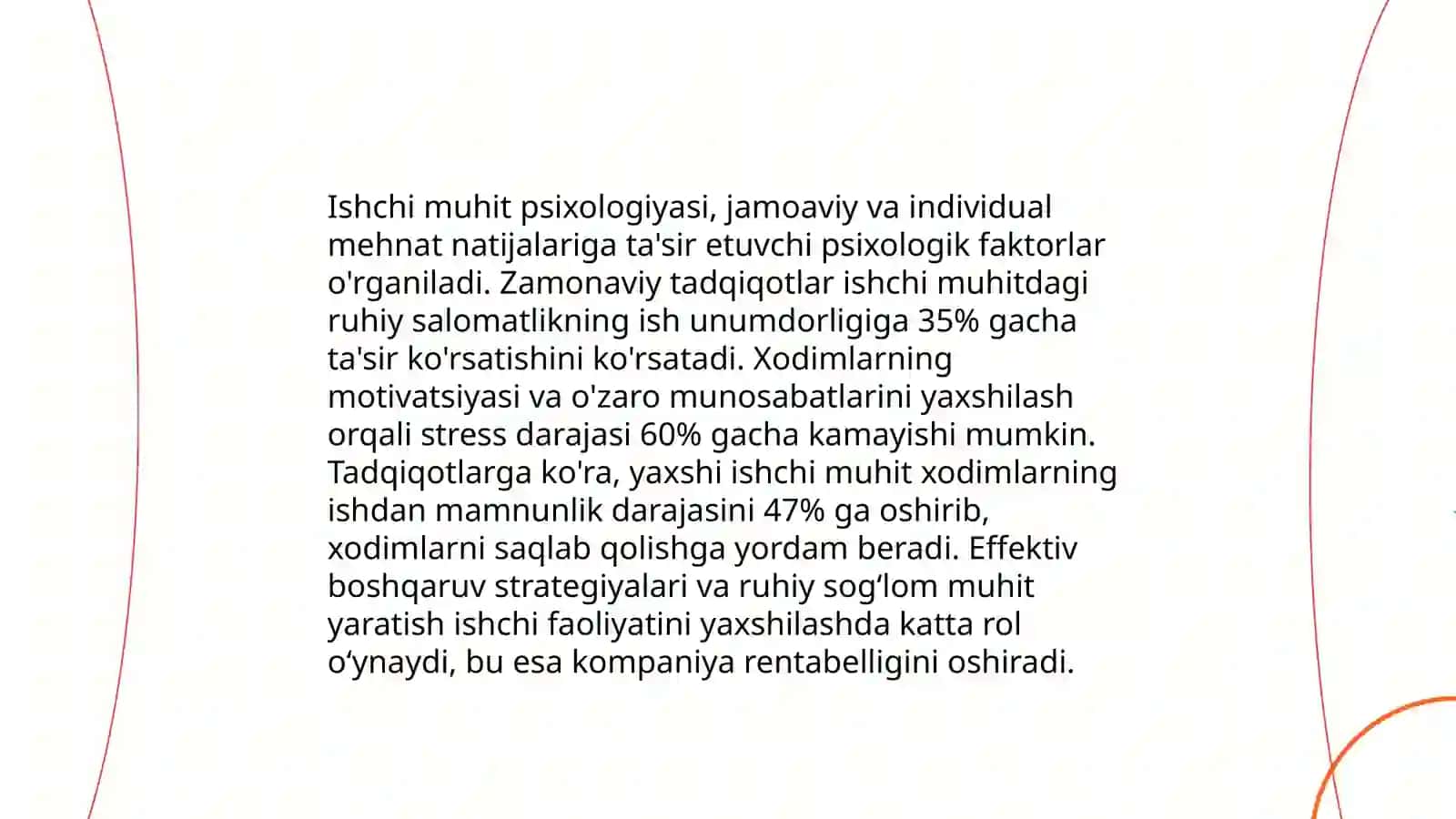 Kasbiy Pesixologiyanig tarmog'lar 4