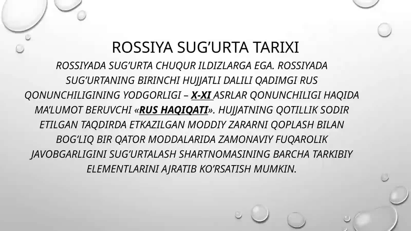 ROSSIYA SUG’URTA KOMPANIYASI 4