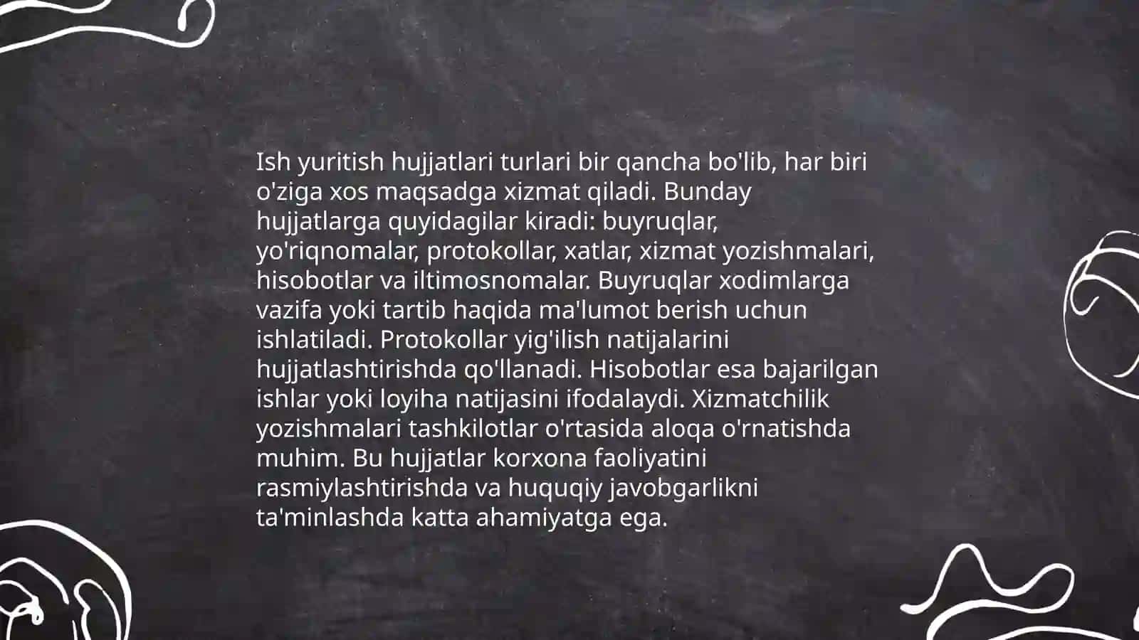 Ish yuritish tili va uslubi. Ish yuritish terminlarining lug'ati 4