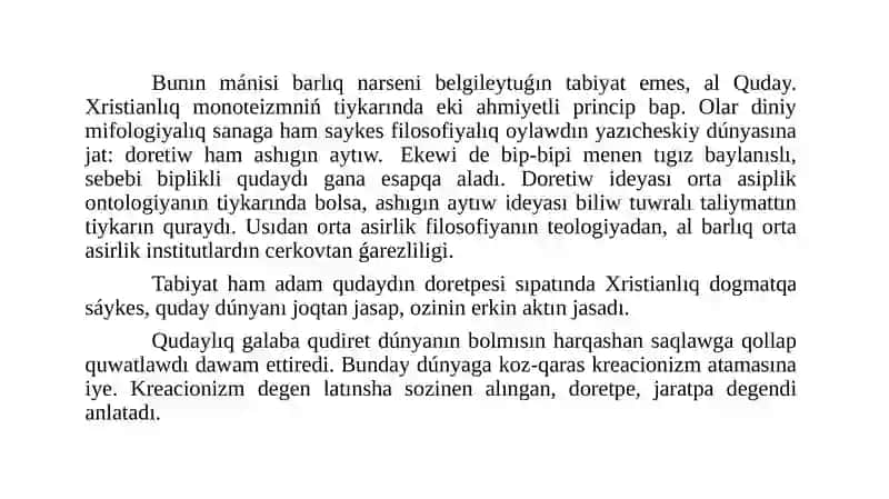 Filosofiyalıq oylaw rawajlanıwınıń tiykarǵı basqıshları 4