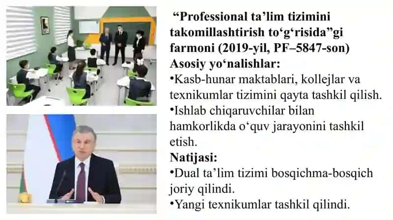 Sh. M. Mirziyayev asarlarida ta’lim tarbiya masalalari 4