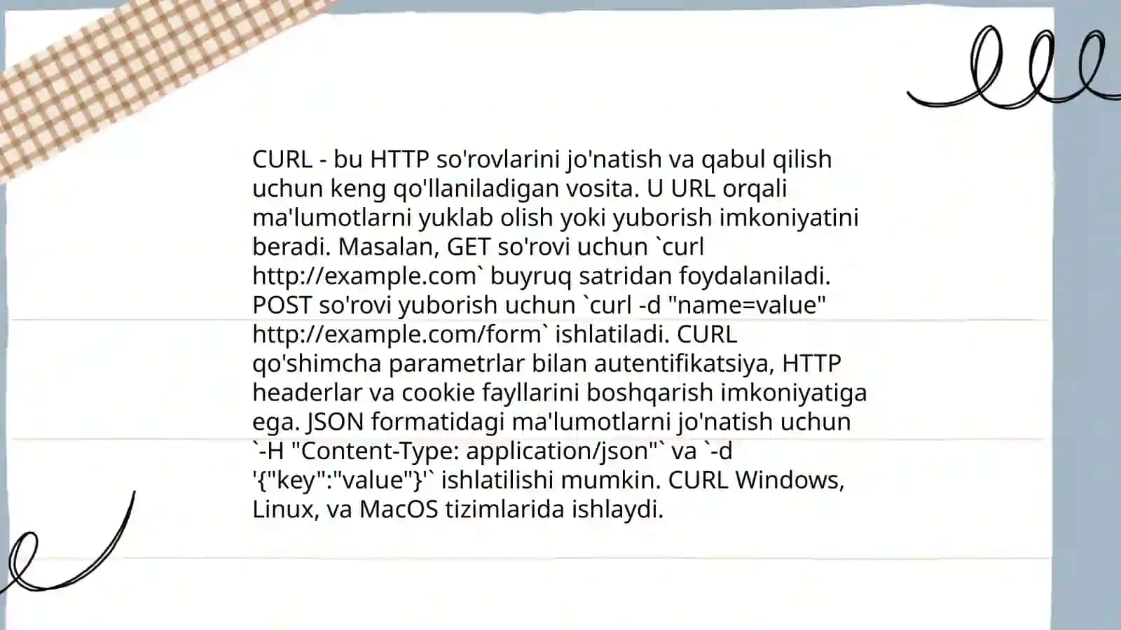 API bilan ishlash 4