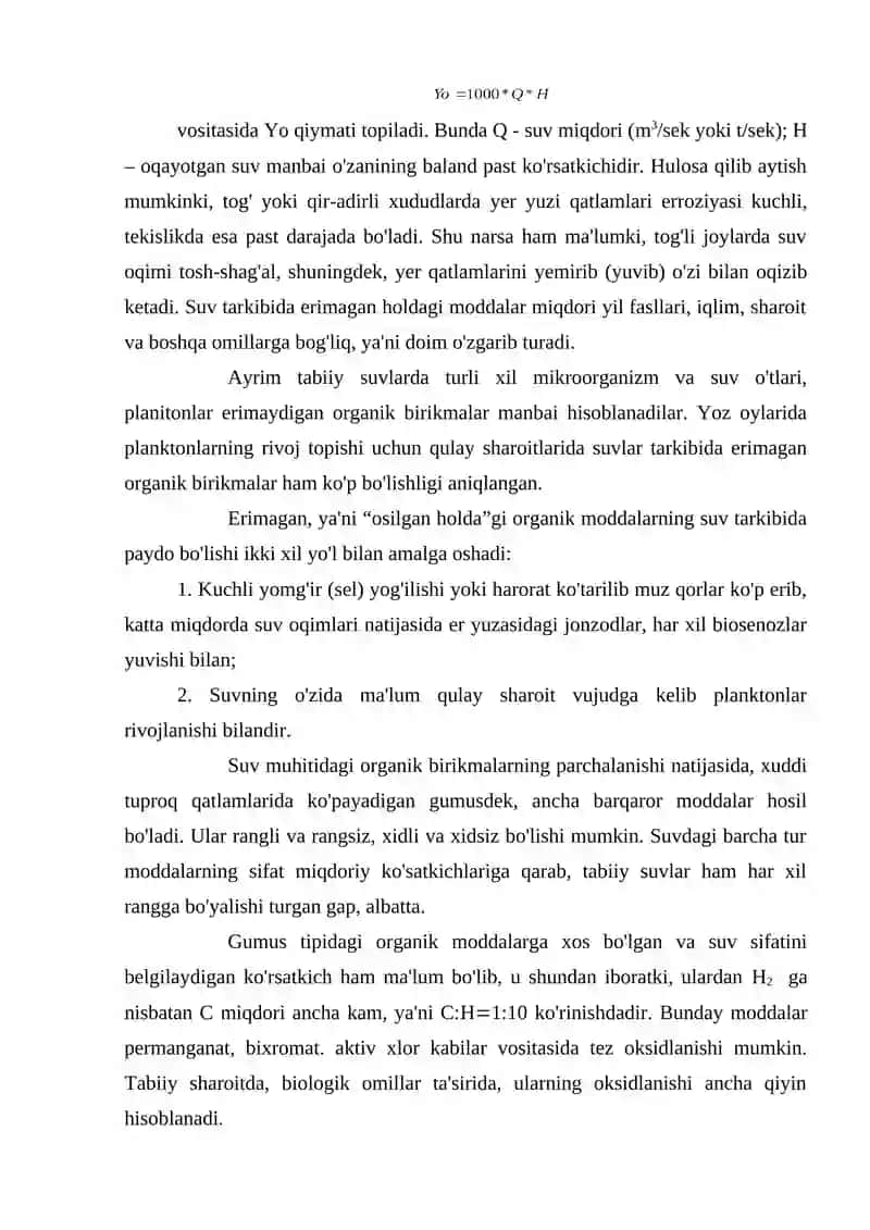 Tabiiy suvlarning kimyoviy tarkibi 4