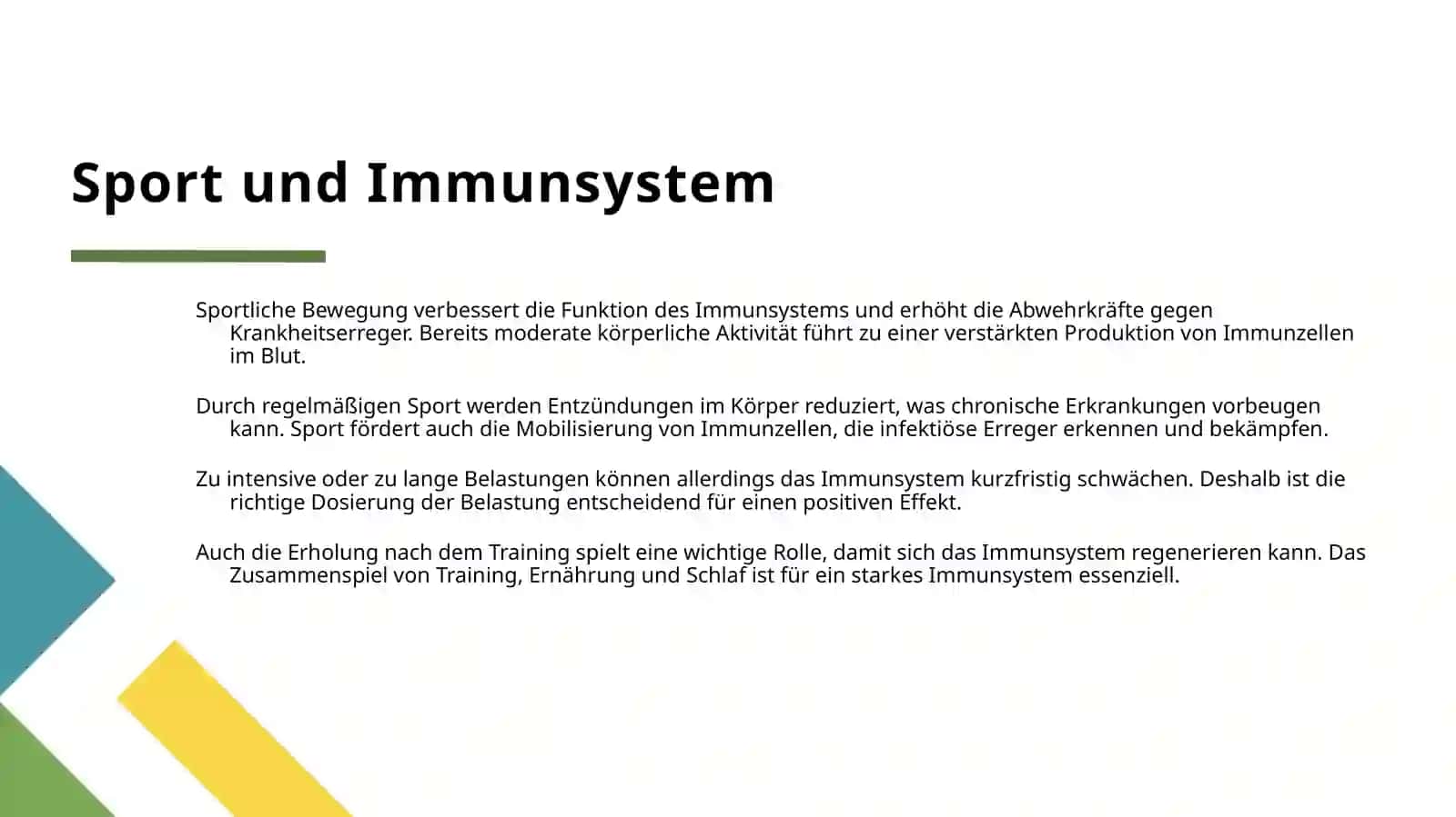 SPORT UND GESUNDHEIT 4