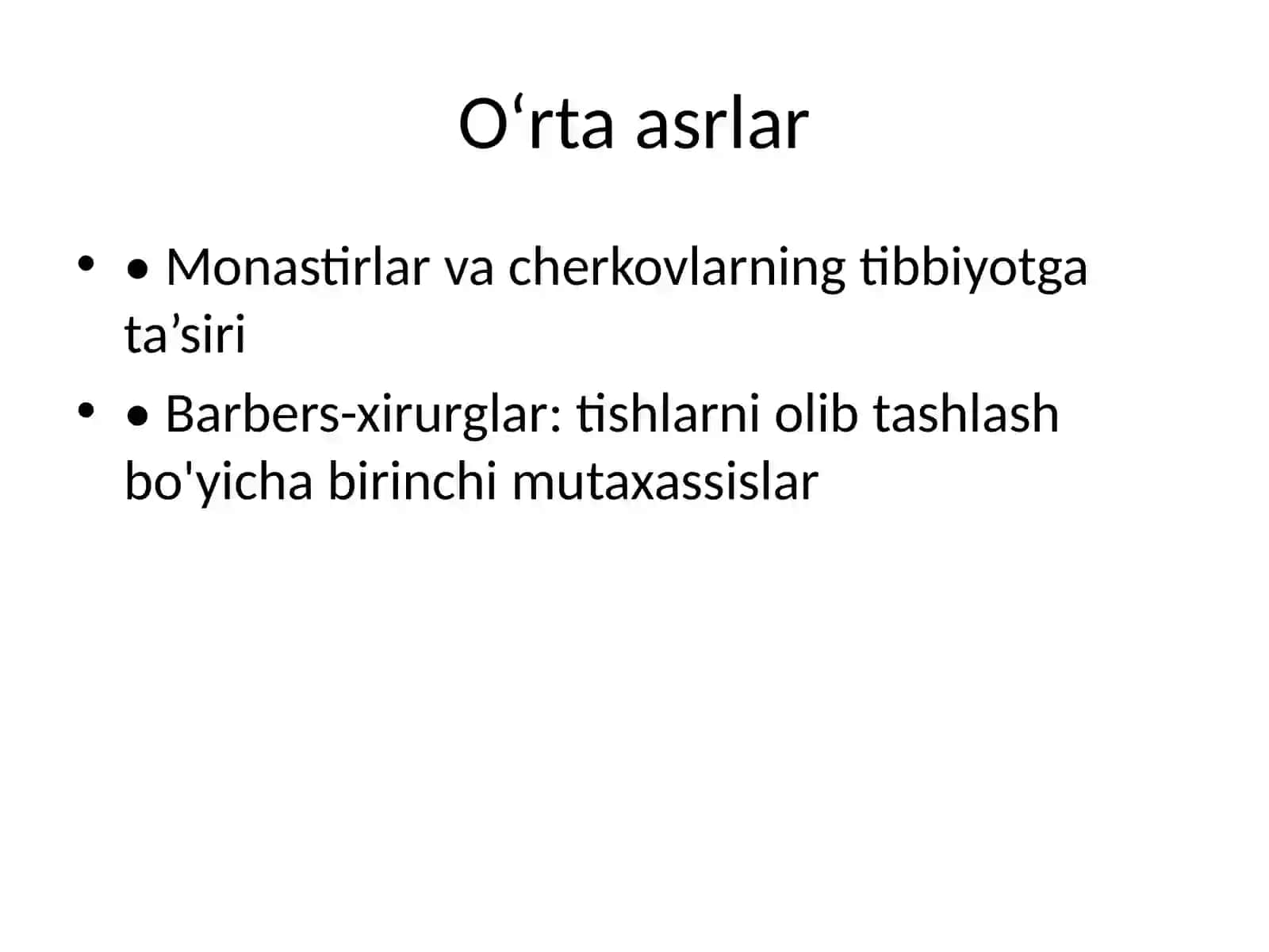 Stomatologiya tarixi 4