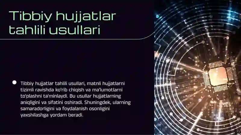 Tibbiyotda matnli hujjatlar bilan ishlash 4