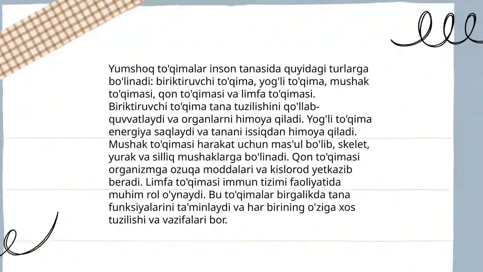 Yumshoq to'qimalarning anatomiyasi 4