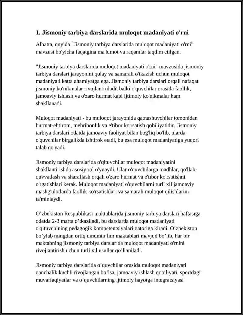 Jismoniy tarbiya darslarida muloqot madaniyati o'rni 4