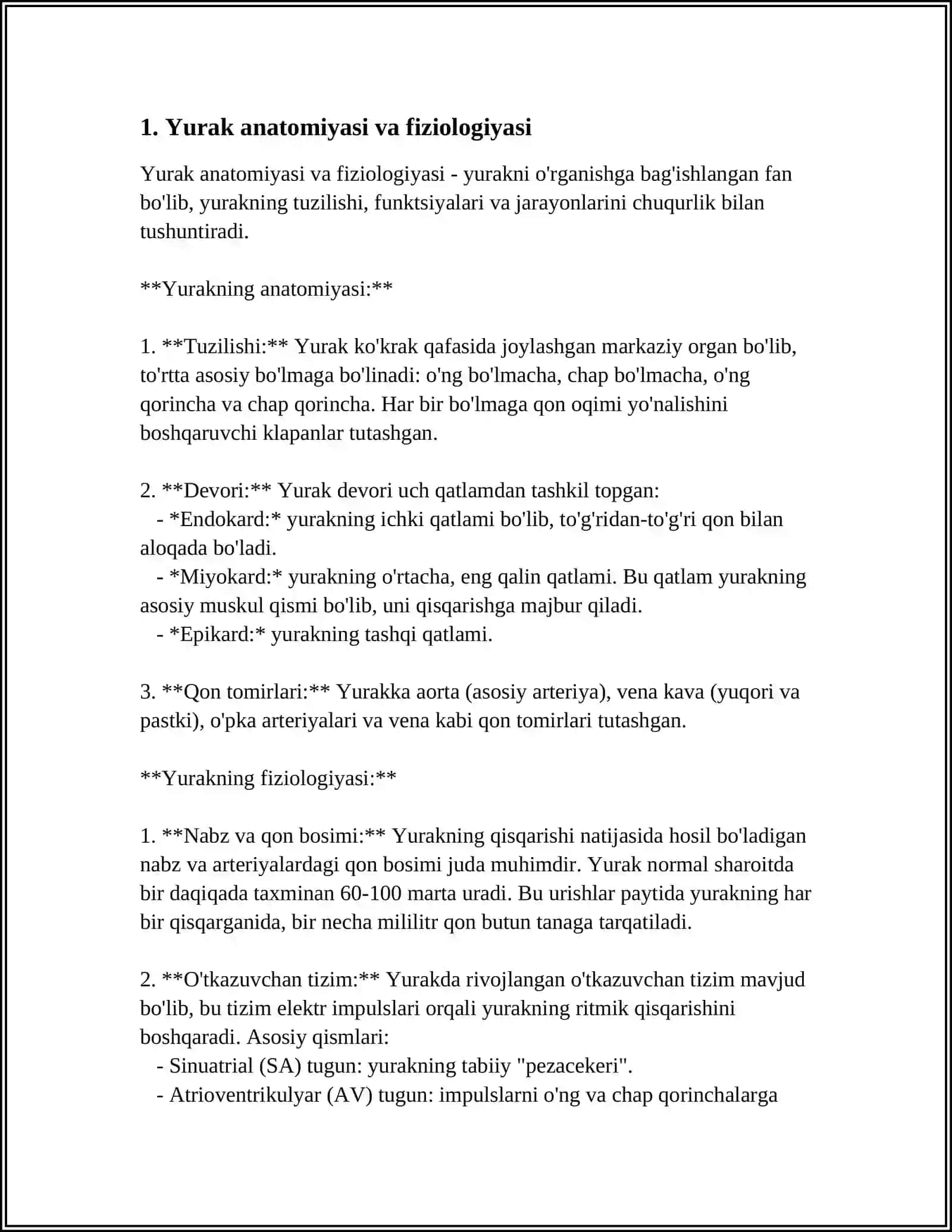 YURAK QON TOMIR KASALLIKLARI VA TEKSHIRISH USULLARI 4