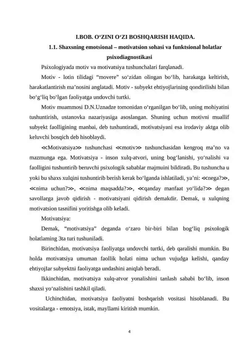 Shaxsiyat psixologiyasi 4