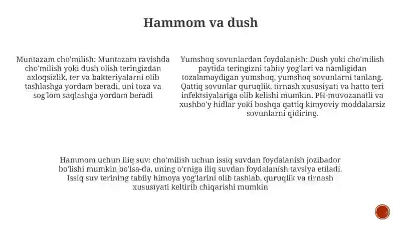 Shaxsiy Gigiyena Qoidalari 4
