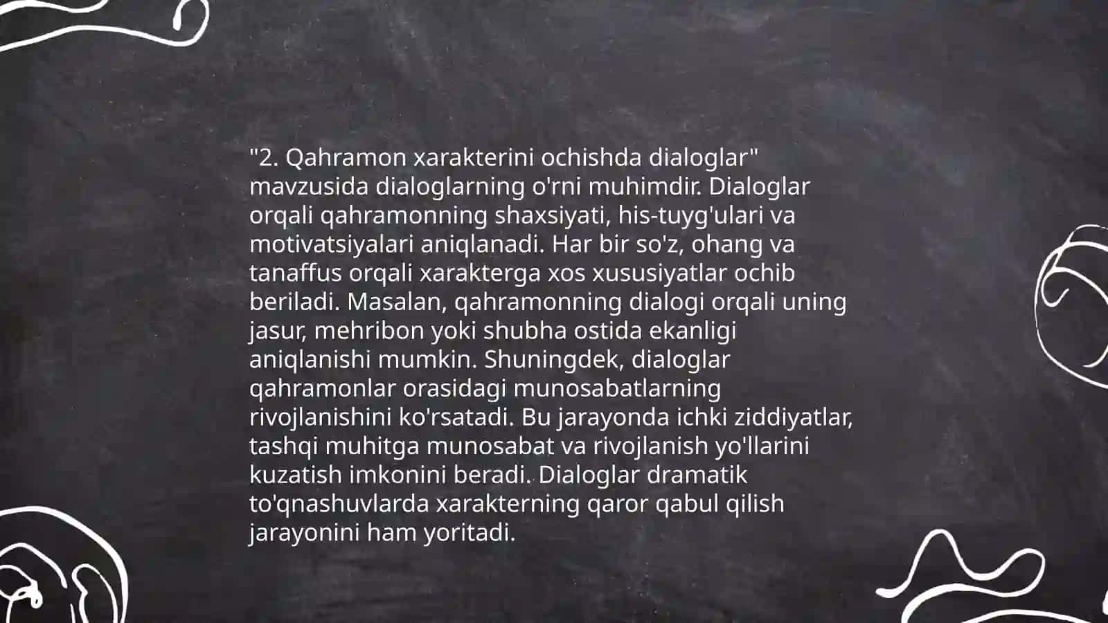 Gomerning qahramonlar xarakterini yaratish mahorati 4