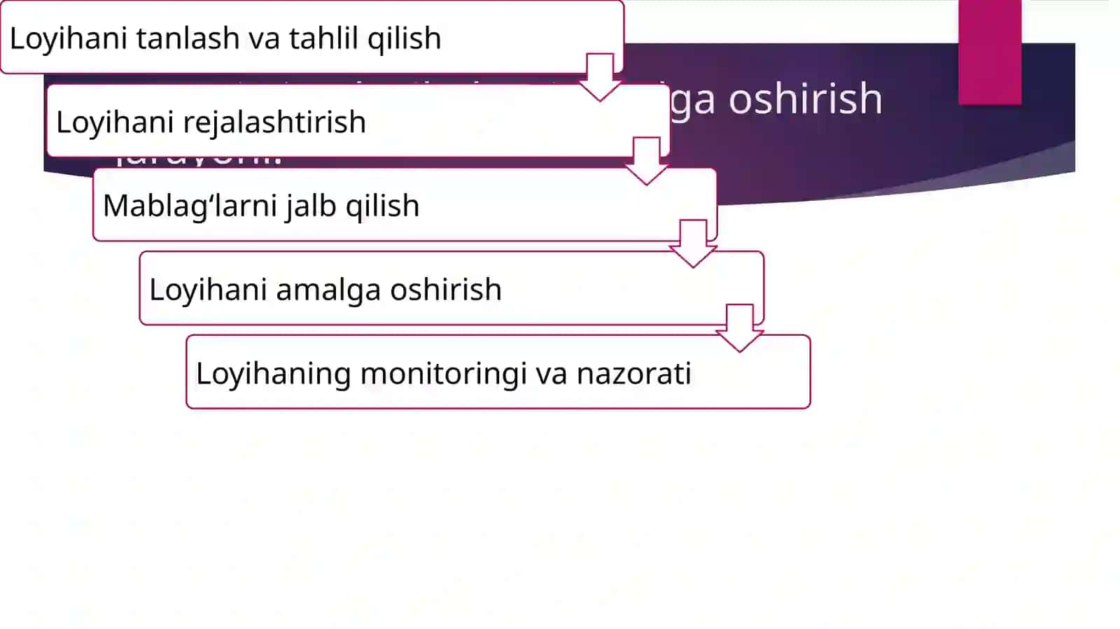 Investitsion loyihalarni samaradorligini baholash usullari 4