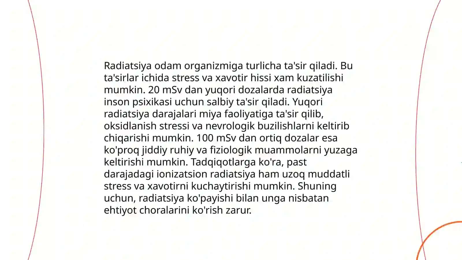 Radiatsiyaning psixologik ta'siri 4