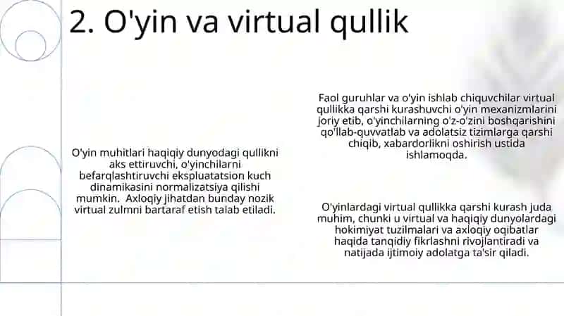Virtual tutqunlikka qarshi kurash 4