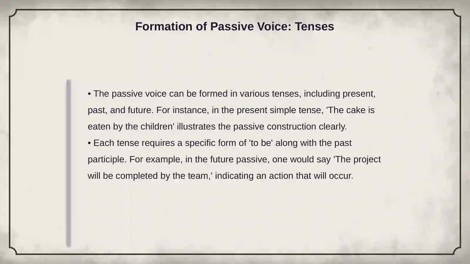 Passive voice 4