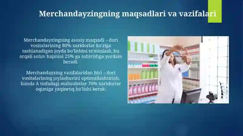 Farmatsevtikada Merchandayzing asoslari 4