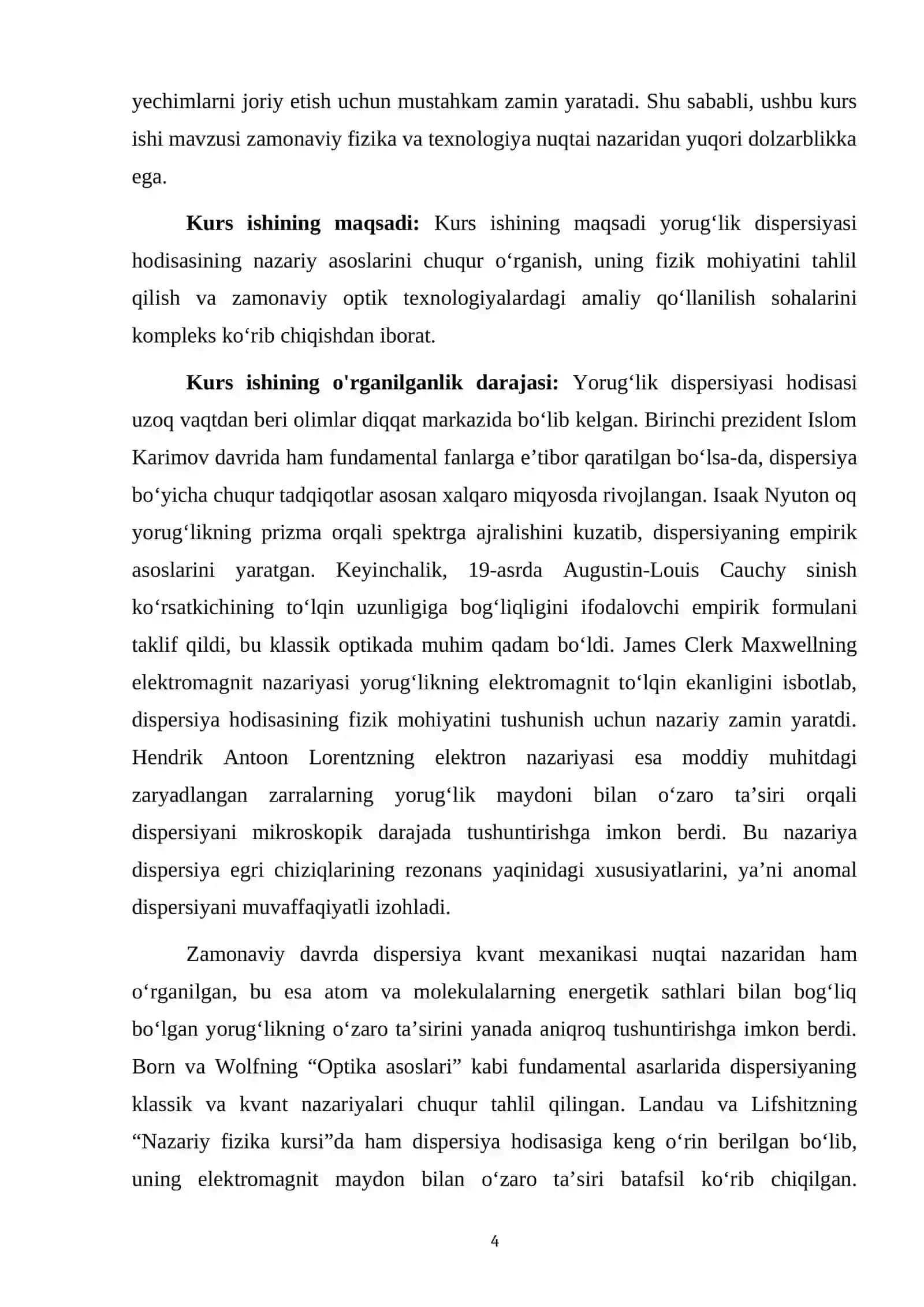 YORUGʻLIK DISPERSIYASI HODISASINI OʻRGANISH 4