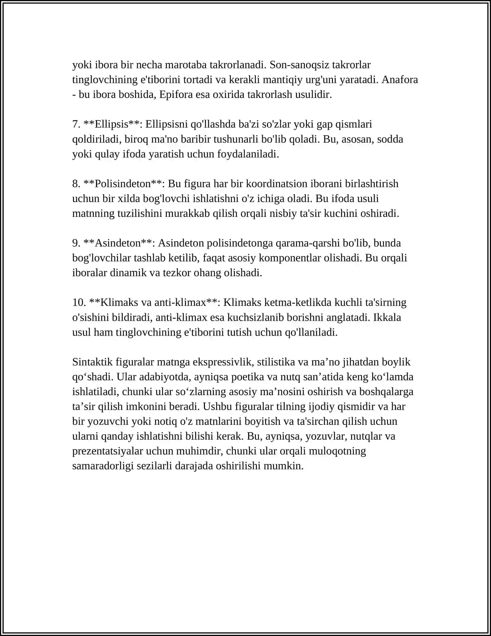 SINTAKTIK VA MORFOLOGIK USLUBIYAT 4