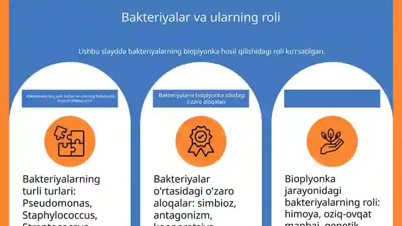 Bakteriyalarning bioplyonka  xosil qilishi va uning axamiyati 4
