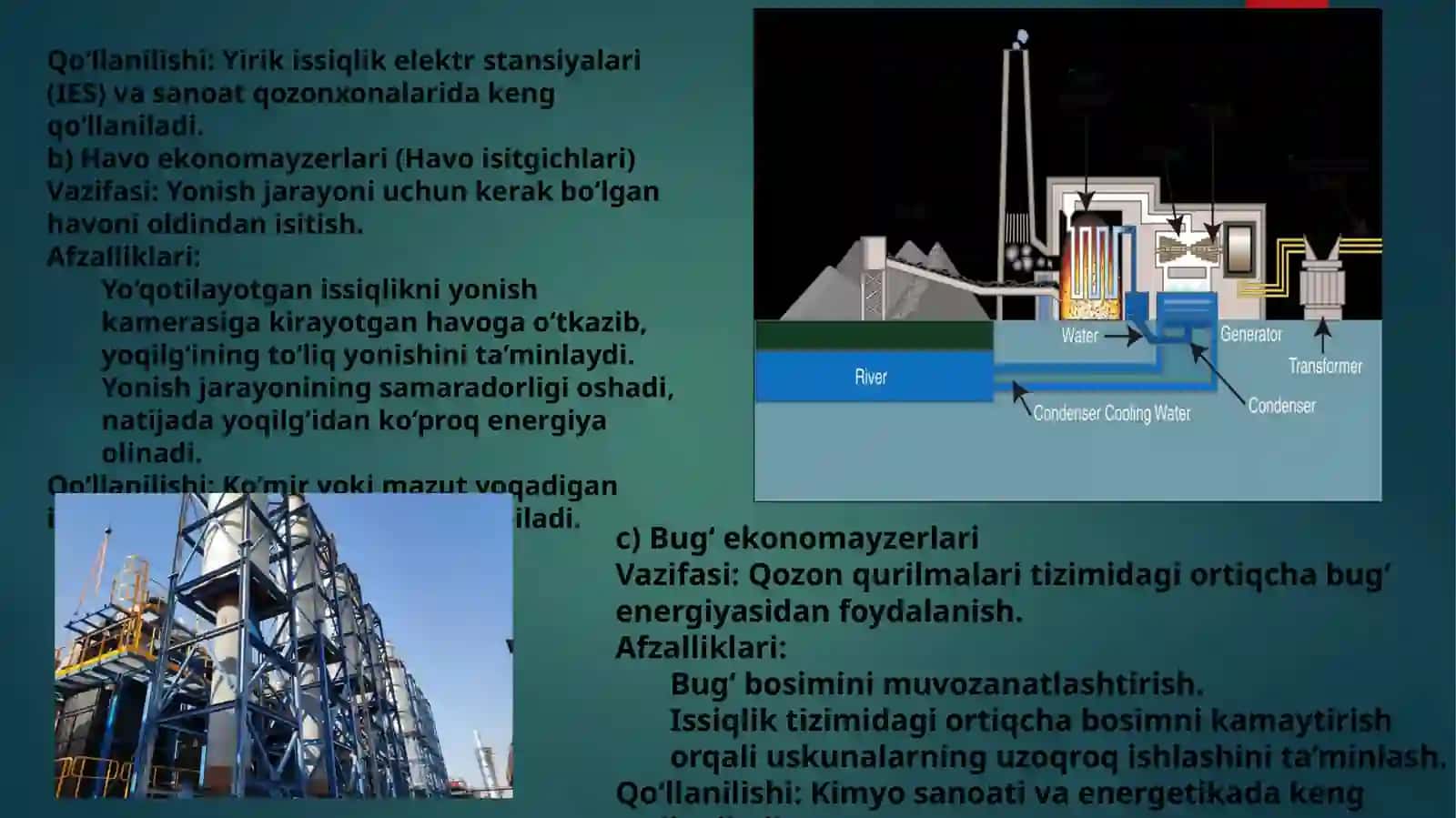 Ekonomayzerturlari va ishlash prinsiplari 4