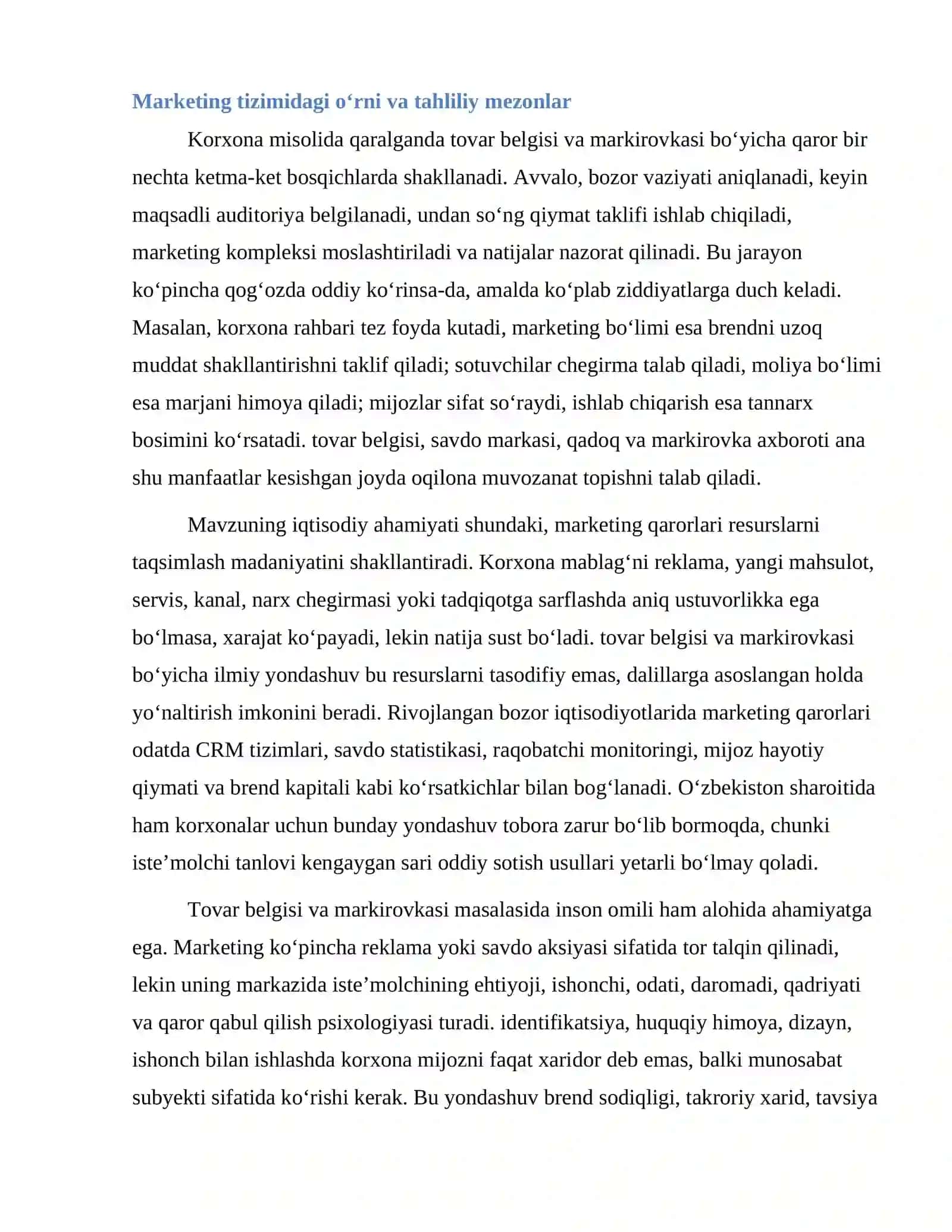 Tovar belgisi va markirovkasi 4