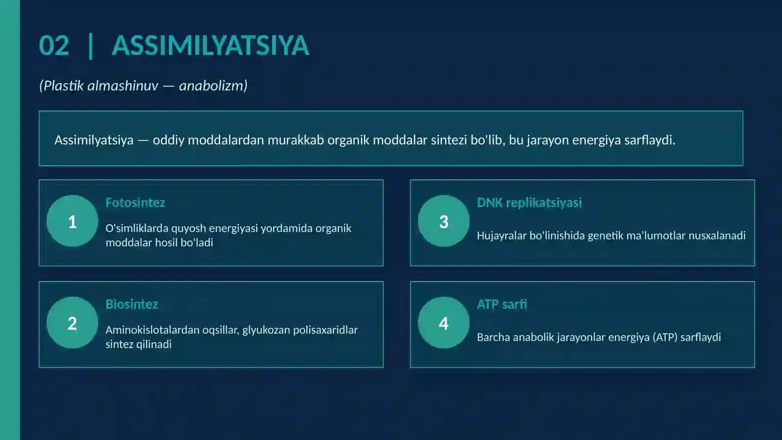 Odam organizmida moddalar almashinuvi 4