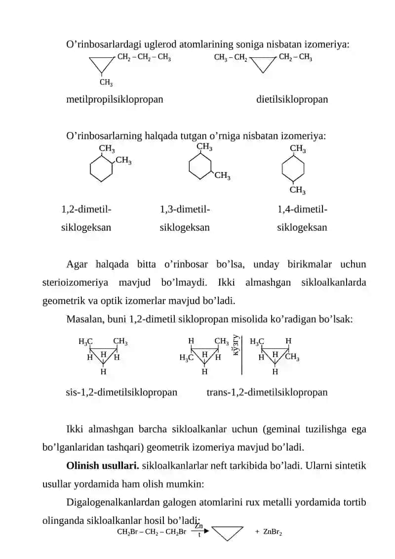 Tuzilishi, Izomeriyasi, nomi oldiga 4